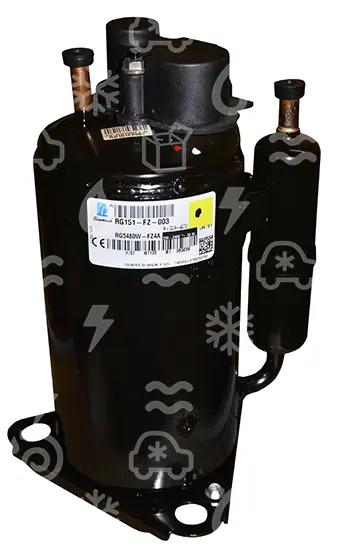 kompresor rotační Tecumseh RG5480W- FZ, AC - R407C, 220 - 240V, 50 Hz, PSC